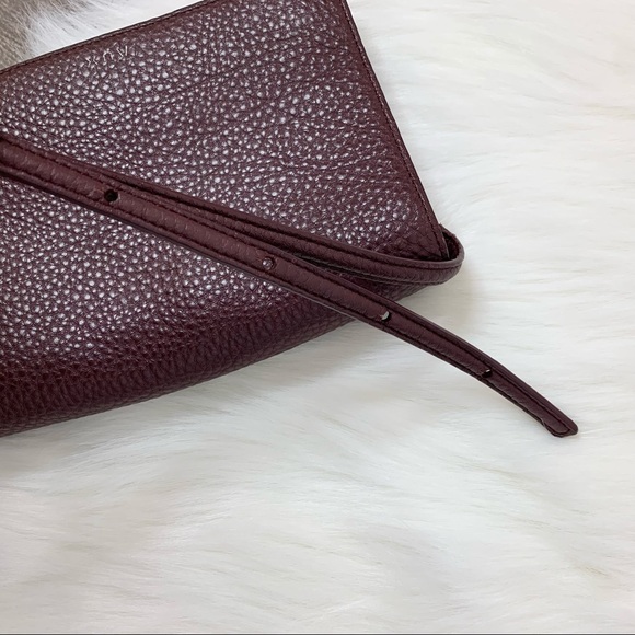 Aritzia Auxiliary Calisch Crossbody Bag Maroon - Picture 6 of 16